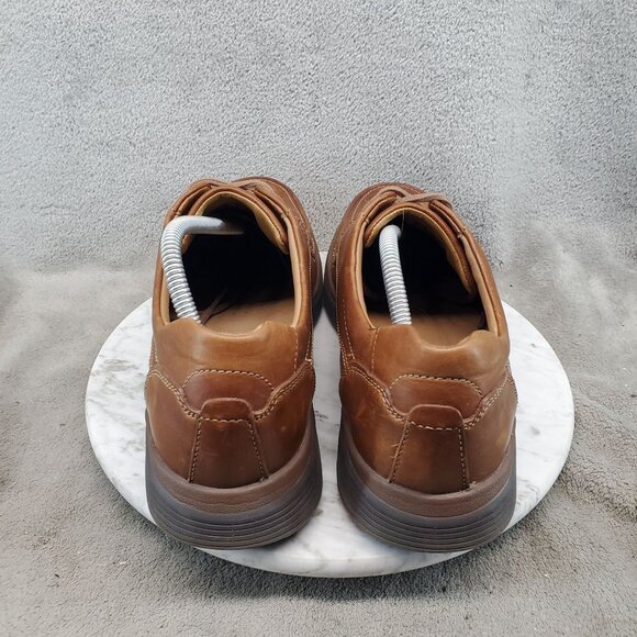 Clarks Shoes Mens Size 12 Unstructured Un Abode Brown Lace Up Oxfords main image 6